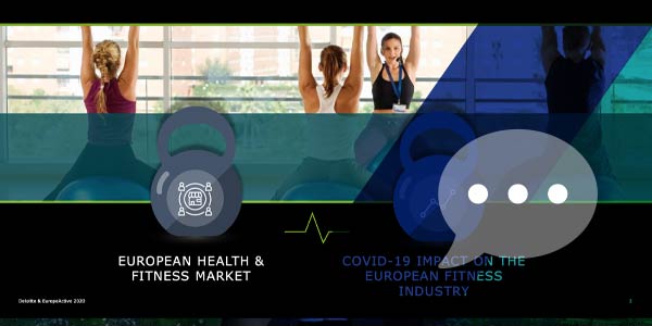 Studiu Deloitte și EuropeActive: impactul crizei COVID-19 asupra industriei fitness din Europa